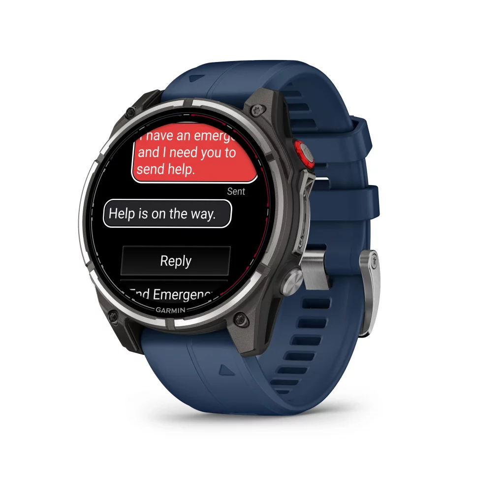 Garmin Quatix 8 Pro mit SOS-Notruffunktion