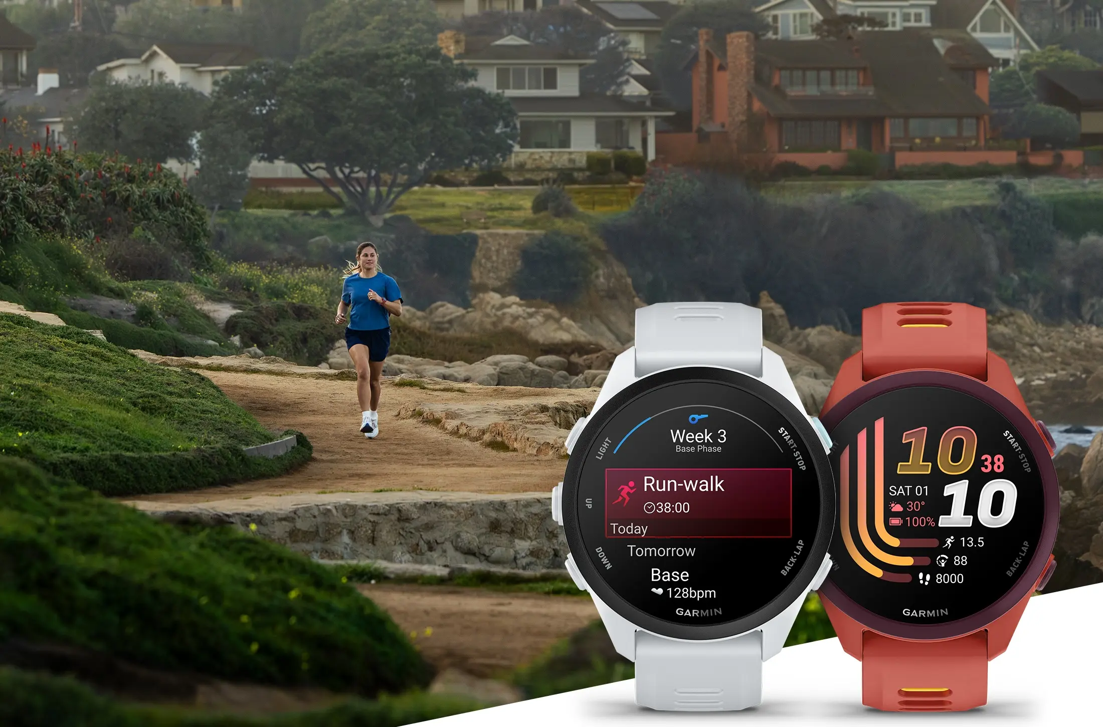 Forerunner 70 vs 170 zwei Garmin-Laufuhren im Vergleich nebeneinander